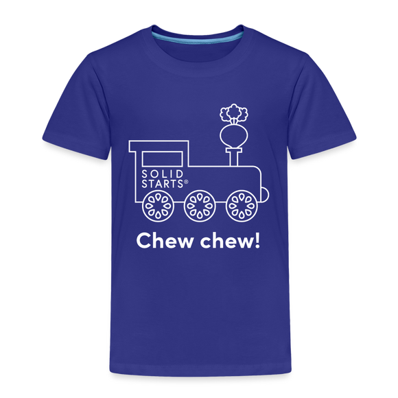 Chew Chew Toddler T-Shirt - royal blue