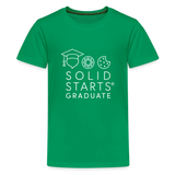 Solid Starts Grad Kids' T-Shirt - kelly green