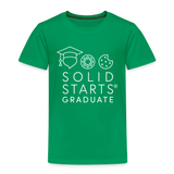 Toddler Solid Starts Graduate T-Shirt - kelly green
