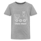 Chew Chew Kid's T-Shirt - heather gray