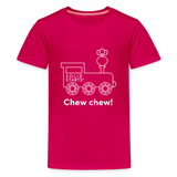 Chew Chew Kid's T-Shirt - dark pink