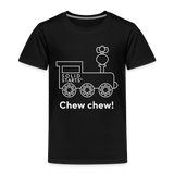 Chew Chew Toddler T-Shirt - black
