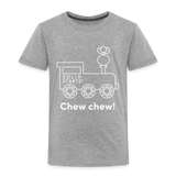 Chew Chew Toddler T-Shirt - heather gray