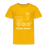 Chew Chew Toddler T-Shirt - sun yellow