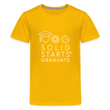 Solid Starts Grad Kids' T-Shirt - sun yellow