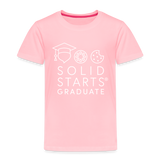 Toddler Solid Starts Graduate T-Shirt - pink
