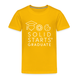 Toddler Solid Starts Graduate T-Shirt - sun yellow