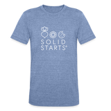 Unisex Solid Starts T-Shirt - heather blue