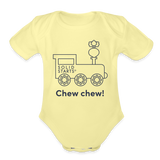 Chew Chew Onesie - washed yellow