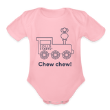 Chew Chew Onesie - light pink