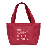 Solid Starts Lunch Bag - red