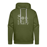 Logo Men’s Premium Hoodie - olive green